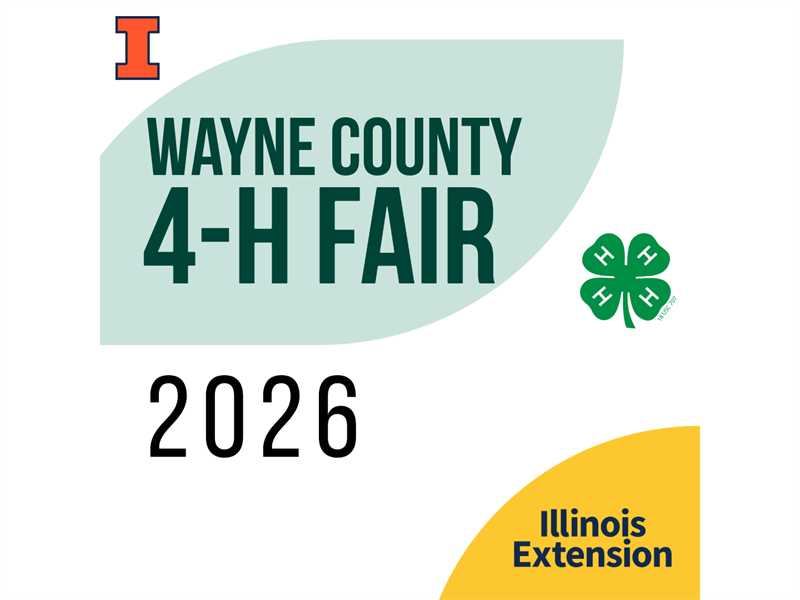 Logo for 2026 Wayne County Illinois 4-H Fair